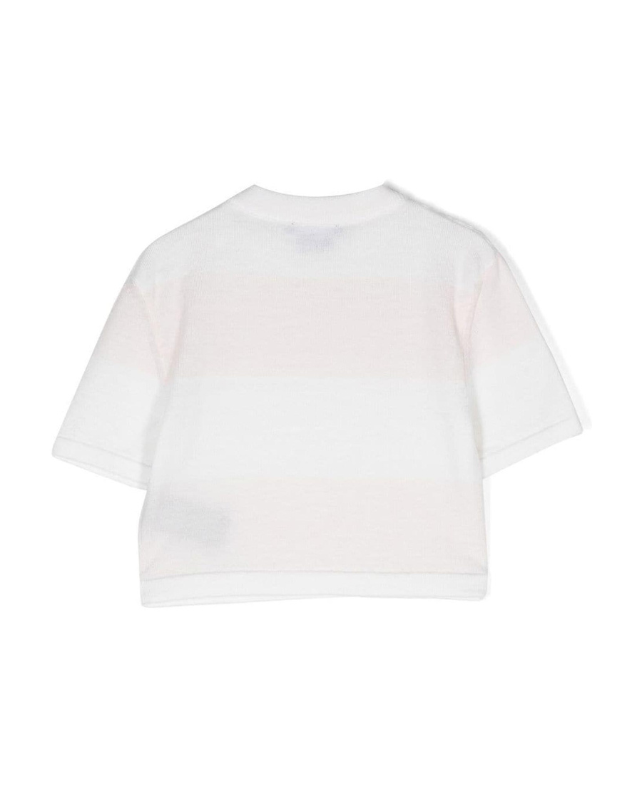 BALMAIN SHORT-SLEEVE WOOL T-SHIRT 