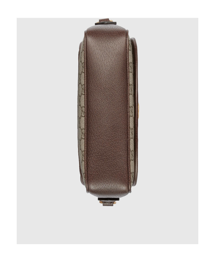 Gucci Ophidia Gg Supreme Fabric Shoulder Bag In Brown