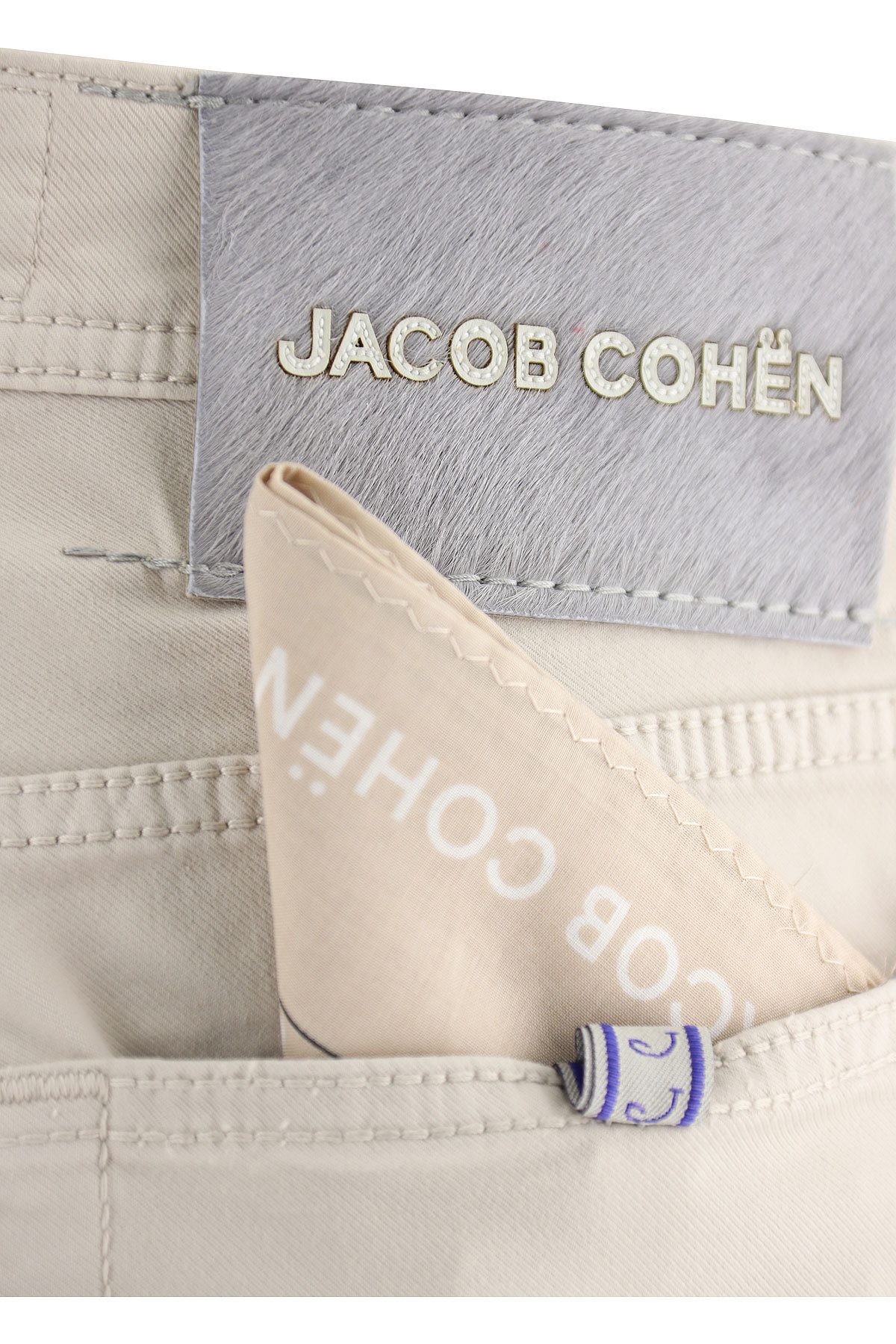 Jacob Cohen Courduroy Straight-leg Trousers In White