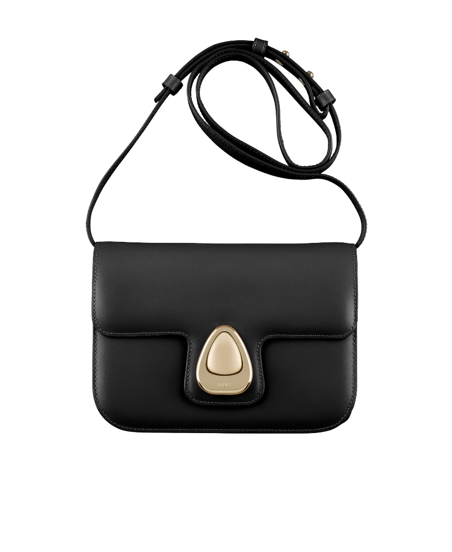 【関税込み】Astra Small Crossbody - A.P.C - Leather - Black Apc Small Astra Cross Body Bag In Black | ModeSens