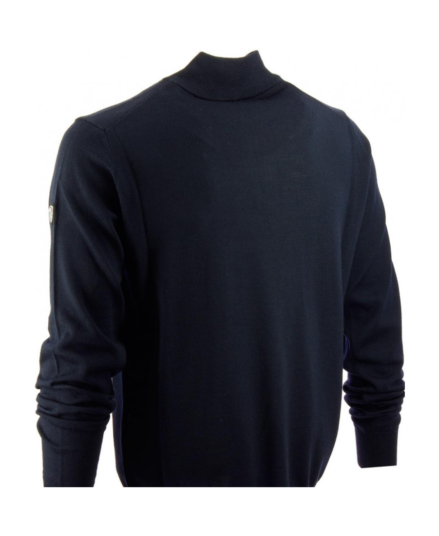 Ea7 Long-sleeved Pullover In Black