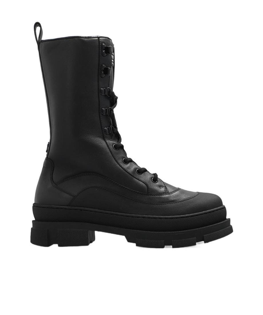 Jimmy Choo Aldea Lace-up Boots In Black