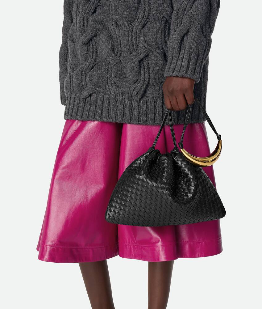 Bottega Veneta Dustbag Handle In Black