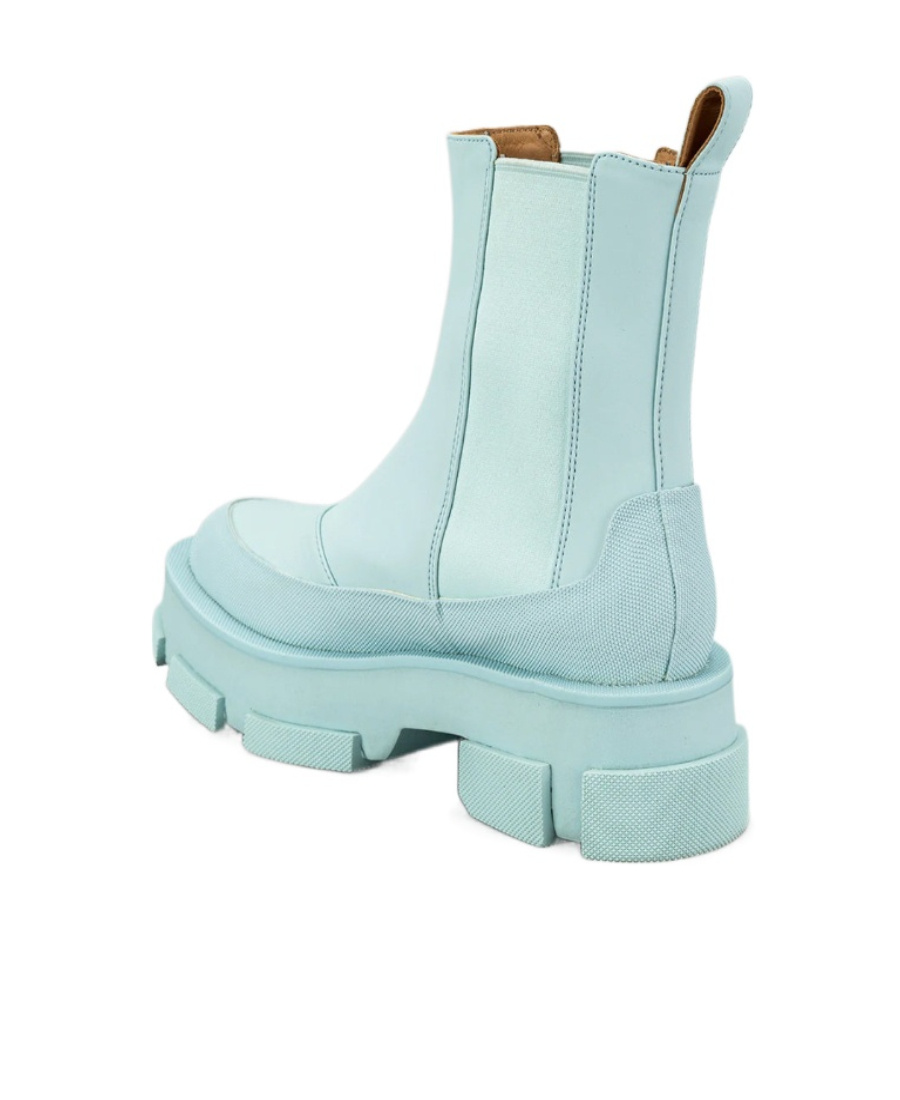 Both Logo Boots In Blue