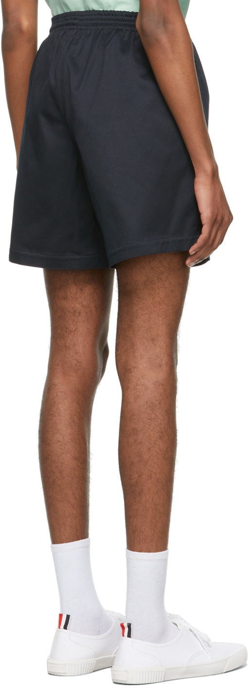 Thom Browne Drawcord Waistband Rugby Shorts In Blue