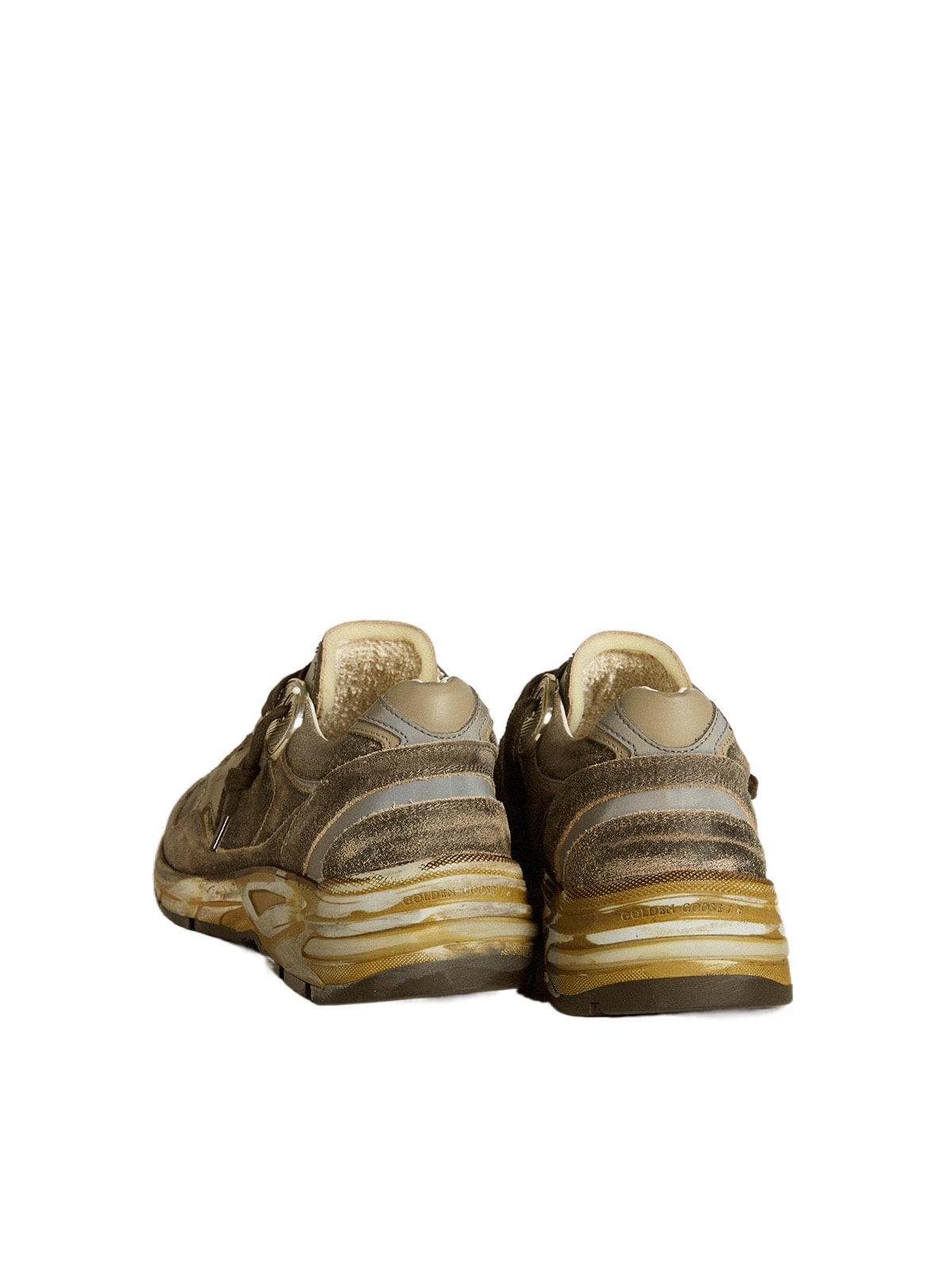Golden Goose Laced Sneakers In Brown