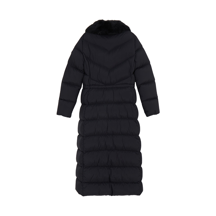 Moose Knuckles Long-sleeved Down Jacket In Black