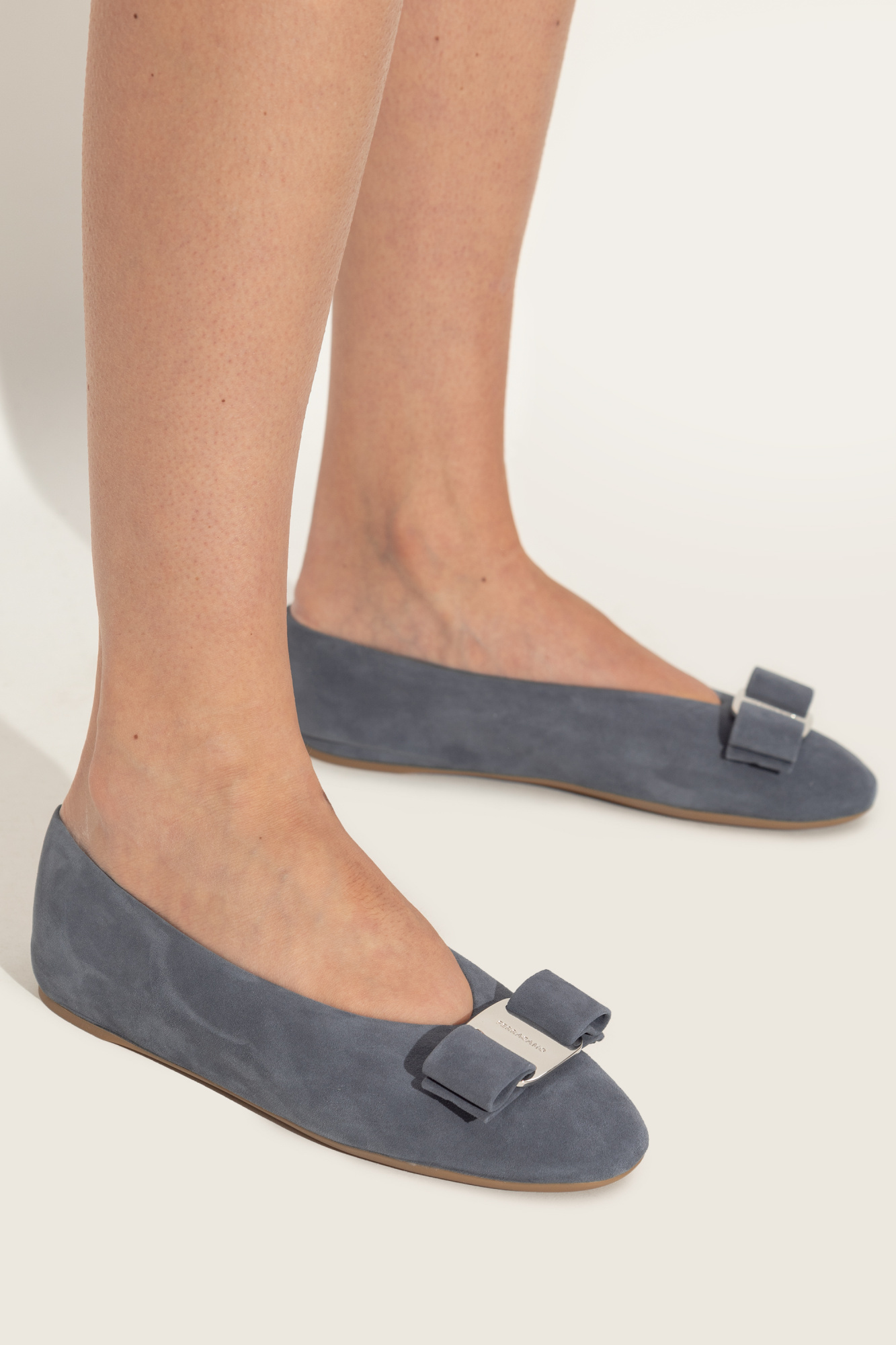 Ferragamo Shoes 01k577 Vanna I 785476-graphite In Gray