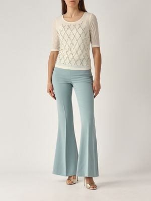 Shop Twinset Bead-embellished T-shirt