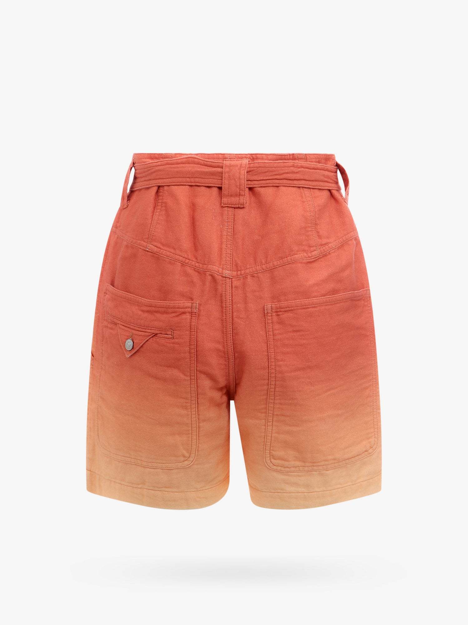 Isabel Marant Kaynetd Tie-dye Effect Shorts In Red