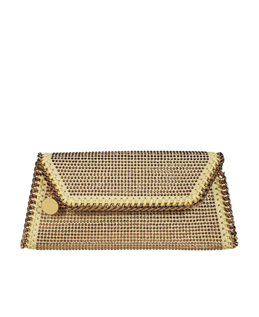 Stella Mccartney Logo Hand-held Bag In Nude