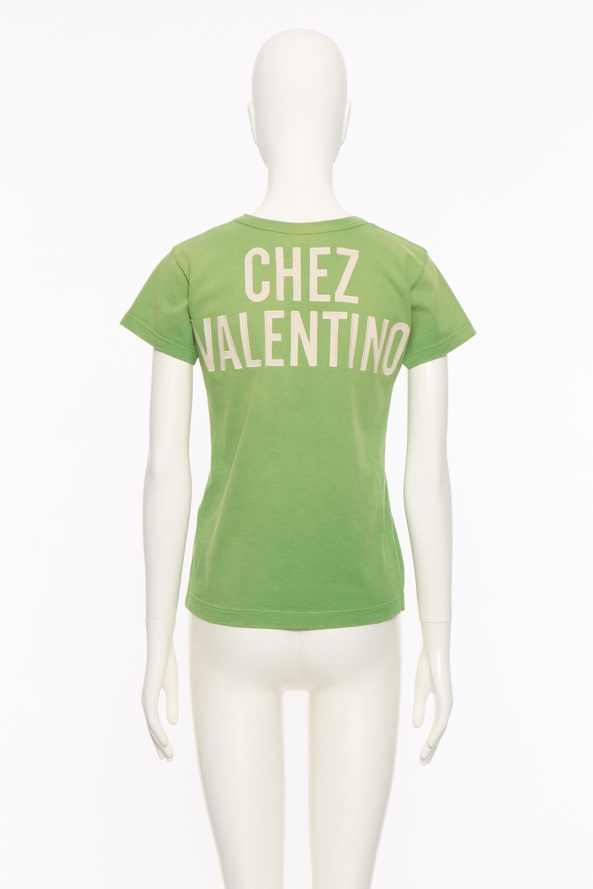 Valentino Playful Printed Cotton T-shirt With Bold Lettering In White