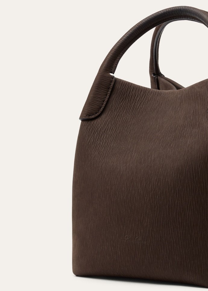 Loro Piana Small Bale Bag In Brown