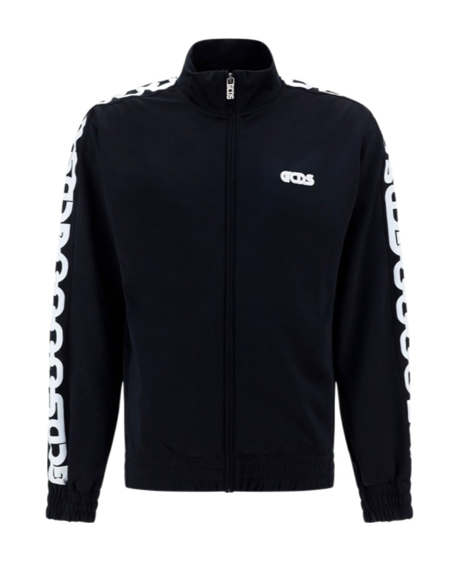 Gcds Logo-print Track Jacket In Black