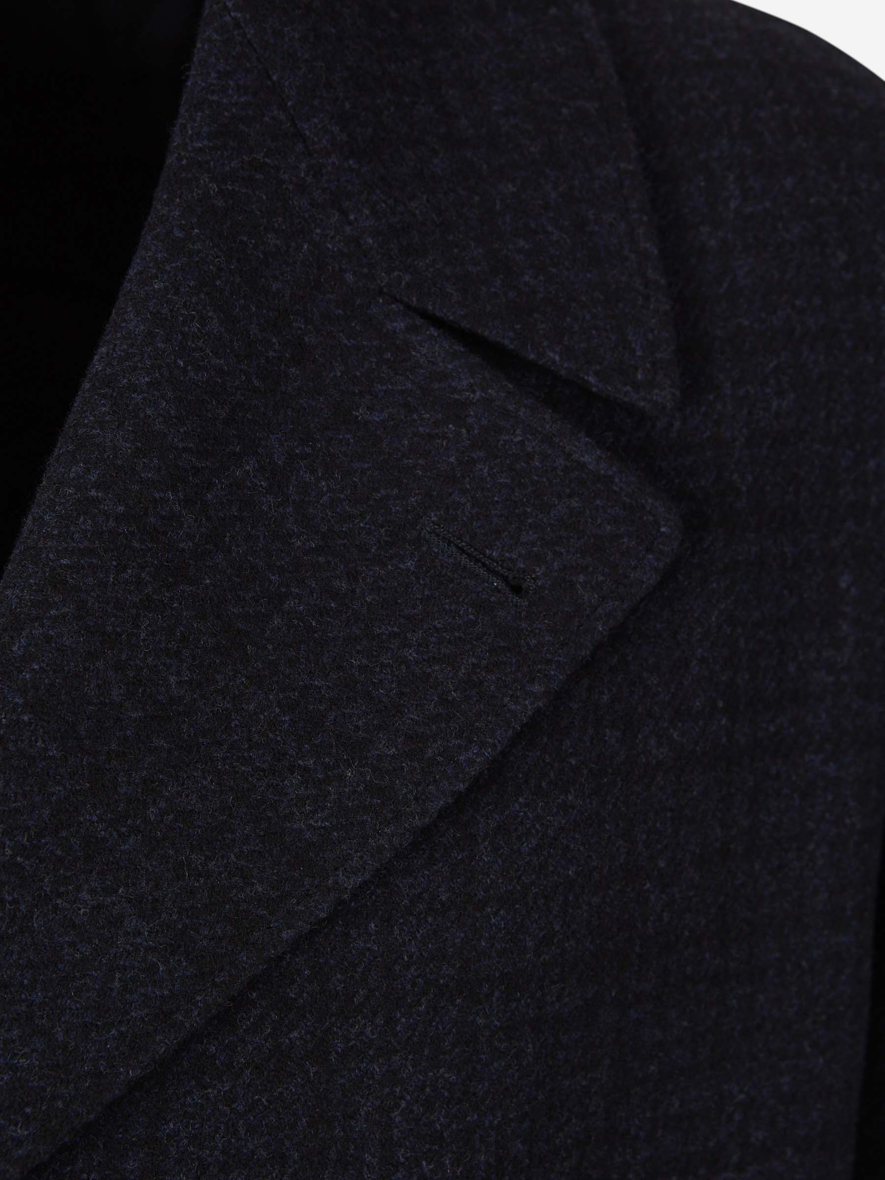 Canali Checked Blazer In Black