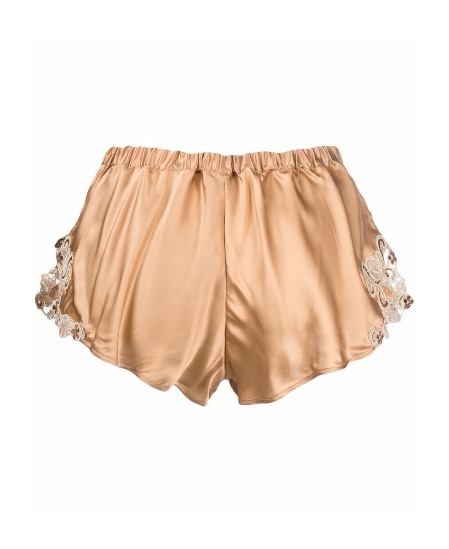 La Perla Silk Lace Pajamas In Nude