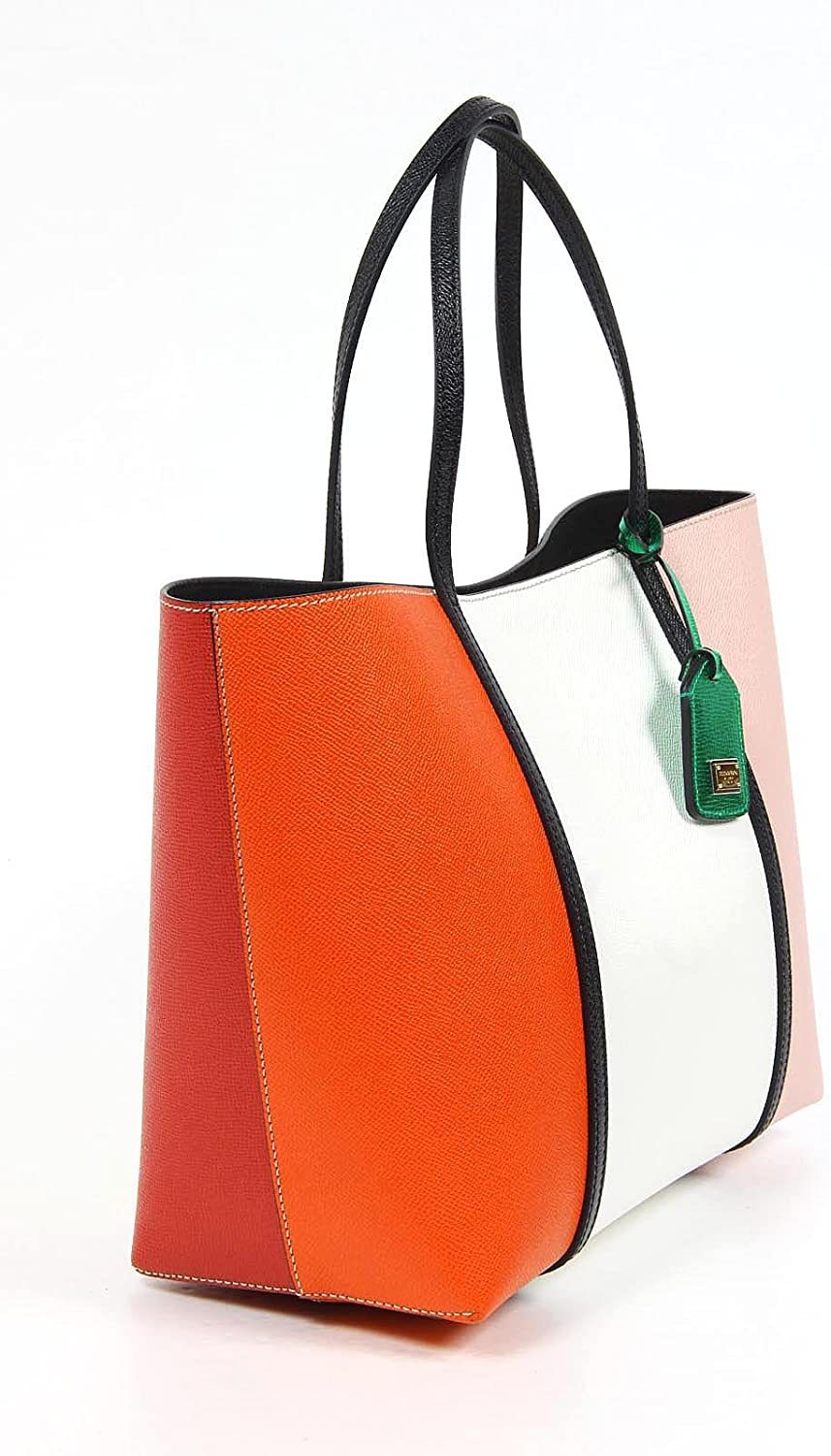 Dolce & Gabbana Logo Details Handbag In Multicolor