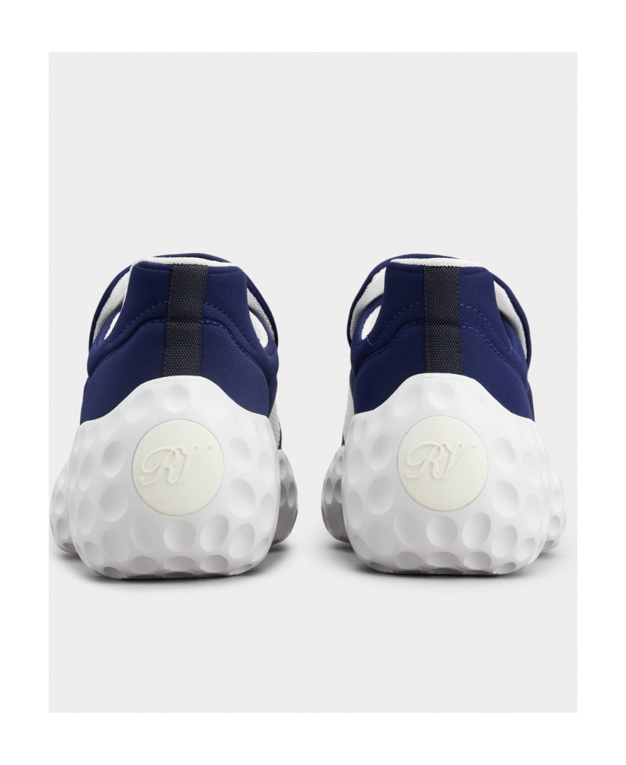 Roger Vivier Viv' Run Light Strass Buckle Sneakers In Technical Fabric In Blue