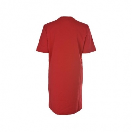 Moschino A Printed Dress In Red