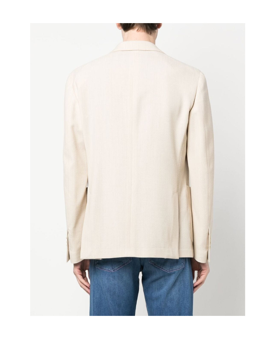 Lardini Single-breasted Suit Jacket In White