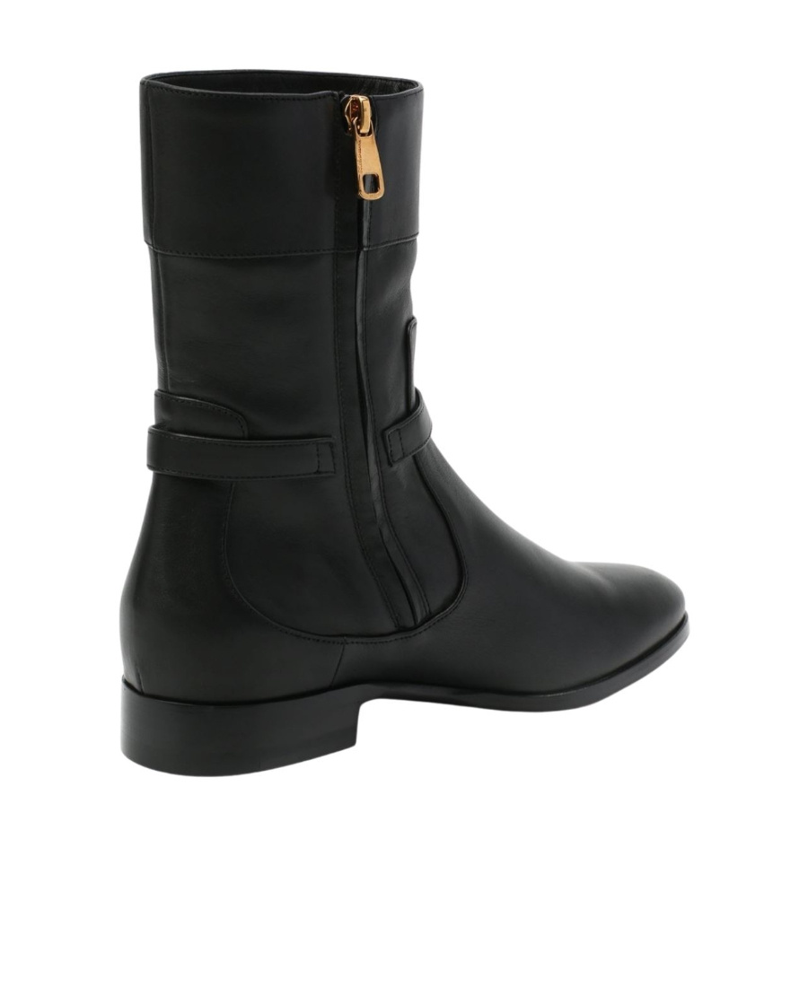 Dolce & Gabbana Logo Boots In Black