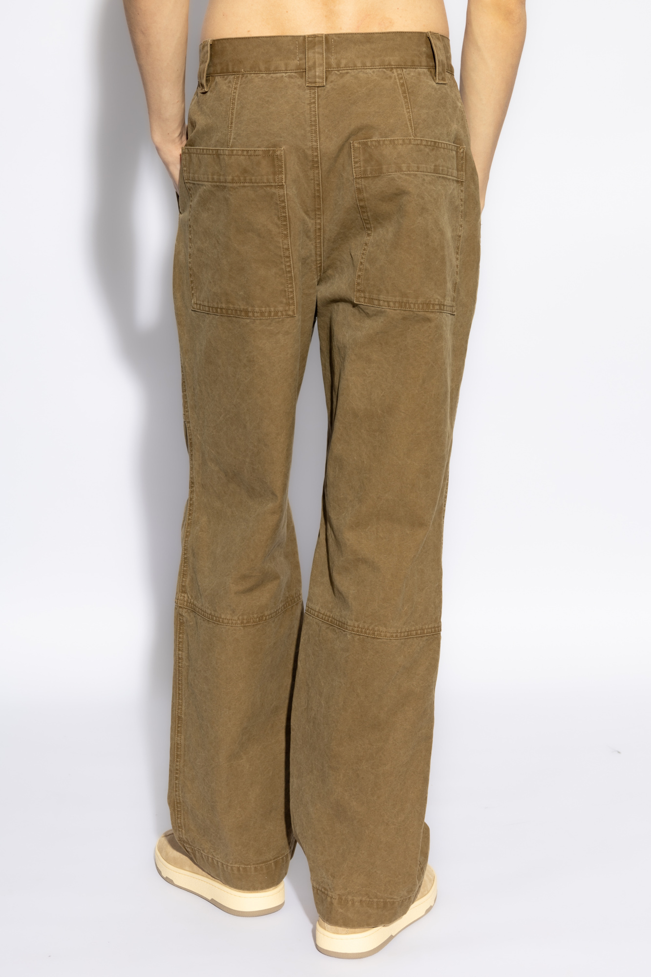 Isabel Marant Belt-loop Casual Pants In Brown