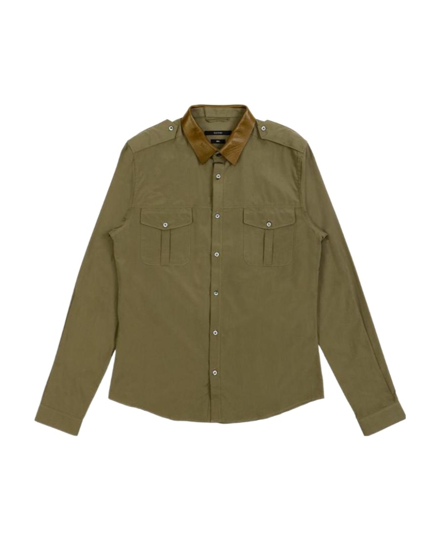 Gucci Button Shirt In Green
