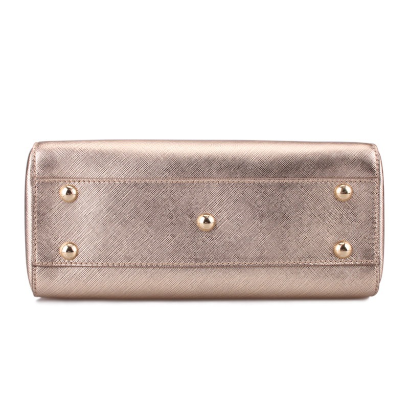 FERRAGAMO LOGO DETAILS SHOULDER BAG