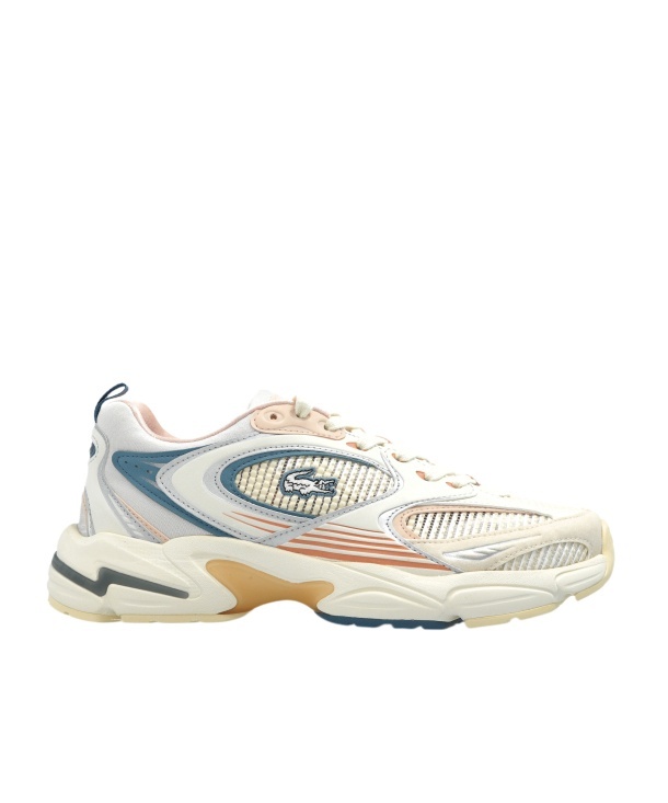 Lacoste Lace-up Sneakers In Cream