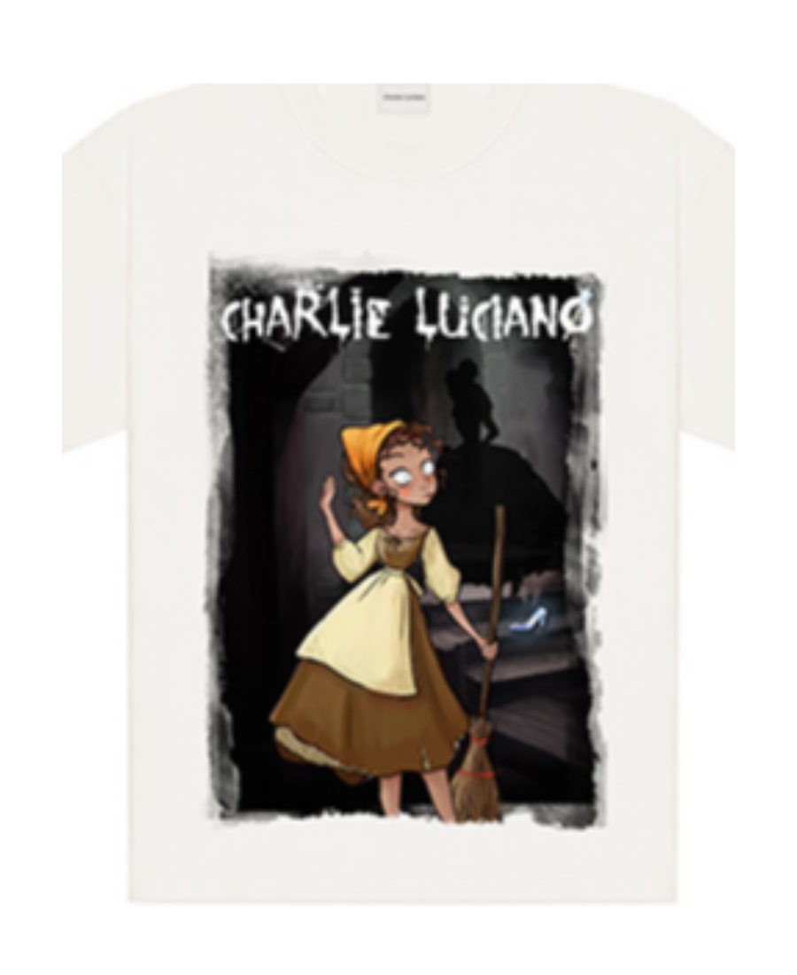 Charlie Luciano Logo T-shirt In White