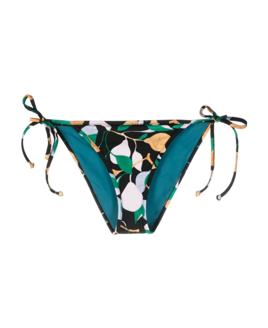 La Doublej Printed Bikini Briefs In Multicolor