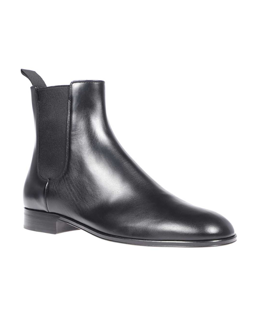 Gianvito Rossi Ankle-length Leather Chelsea Boots In Black