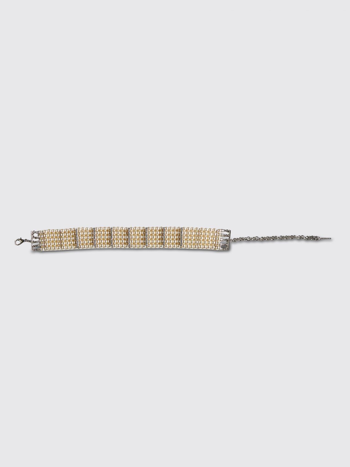 Alessandra Rich Crystal-embellished Choker Necklace In Yellow