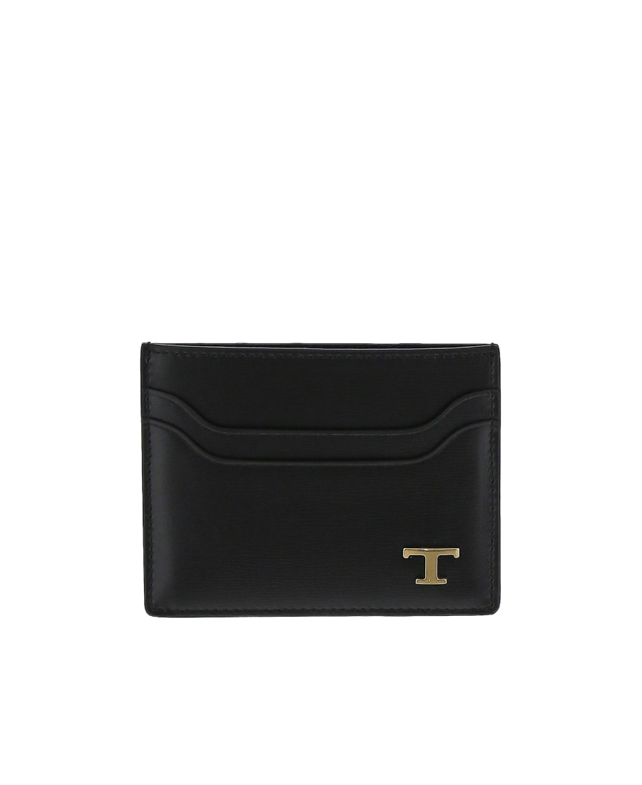 TOD'S TOD'S LOGO PLAQUE CARD HOLDER