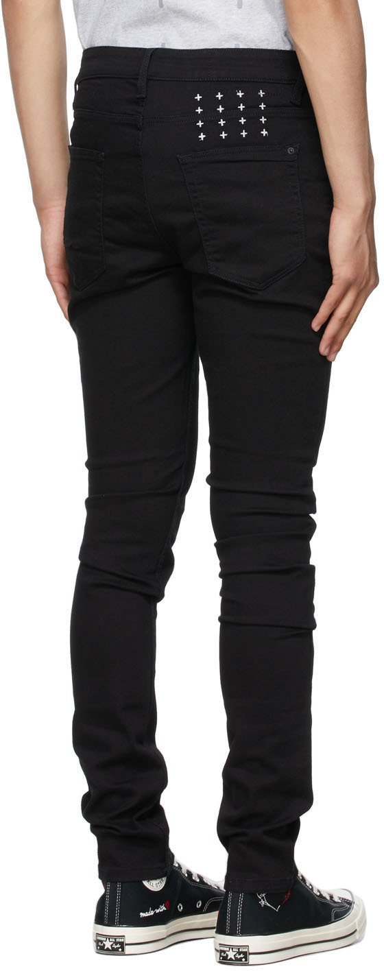 KSUBI LOGO-PATCH SKINNY JEANS
