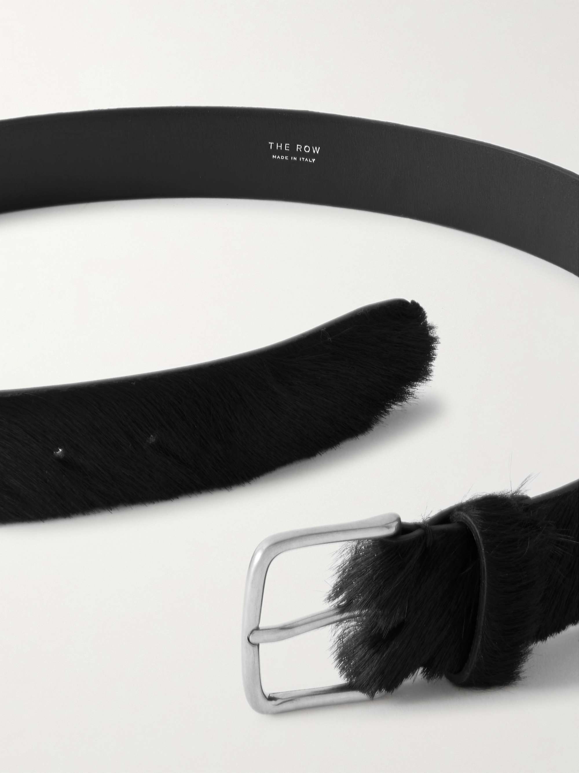 The Row Maxi Classic Belt In Black