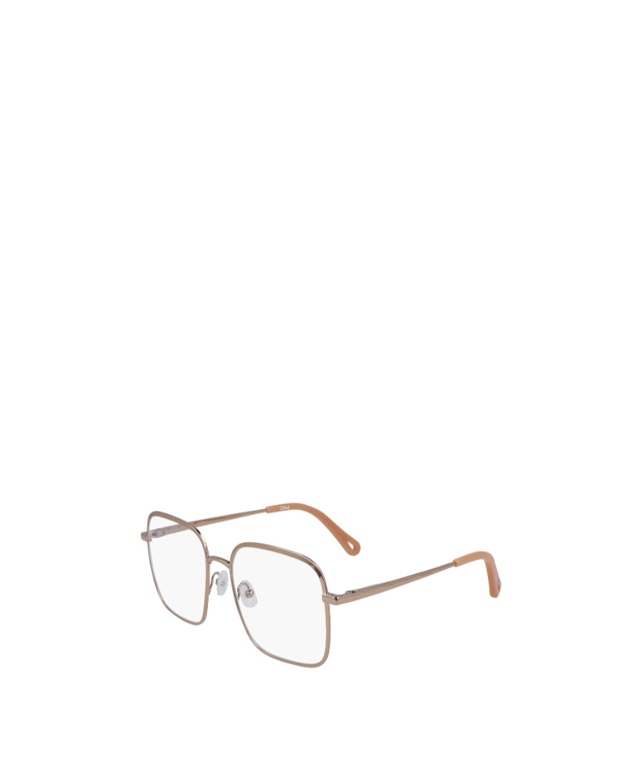 CHLOÉ RECTANGULAR FRAME LOGO FLAT MIRROR