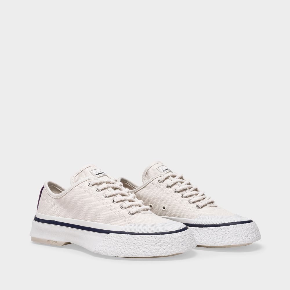Eytys Low-top Lace-up Sneakers In White
