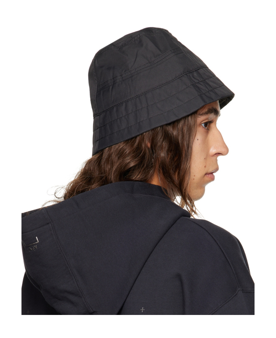 A-cold-wall* Logo-plaque Bucket Hat In Black