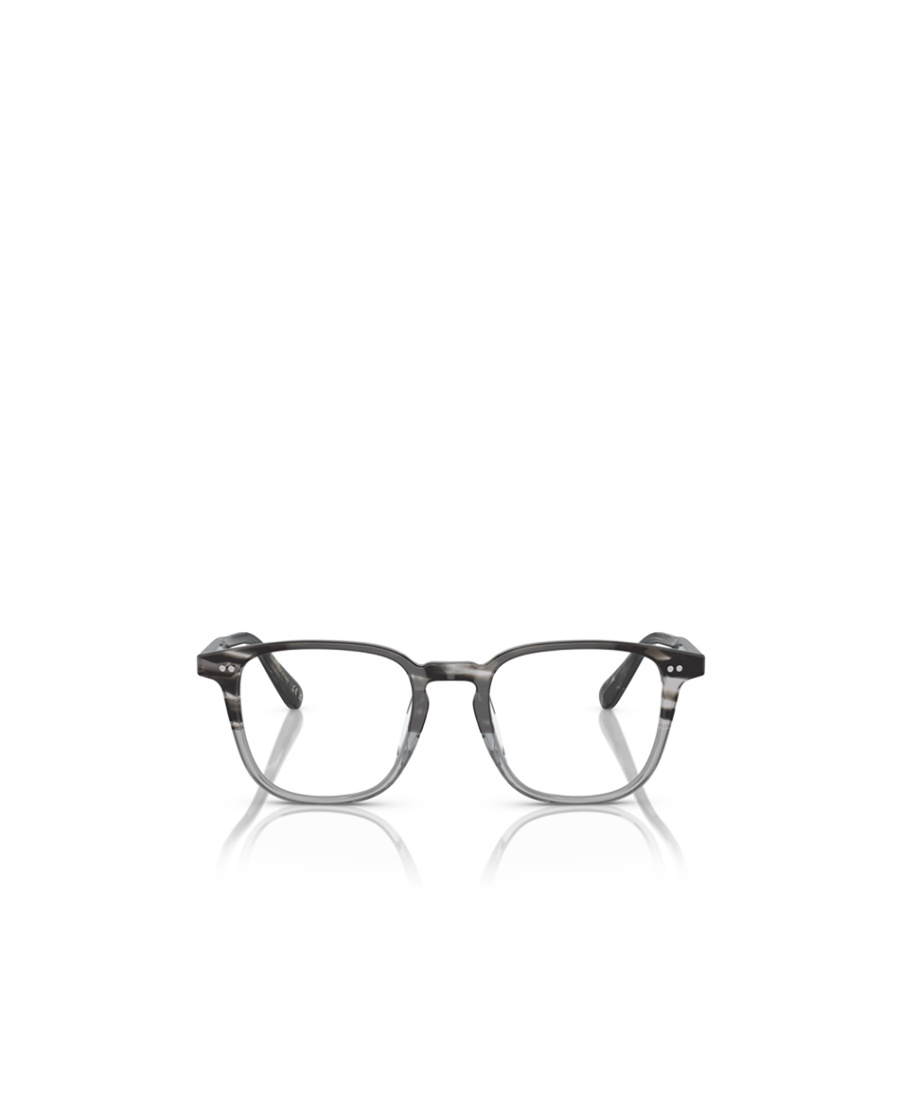 Oliver Peoples Geometric Frame Flat Mirror In Gray