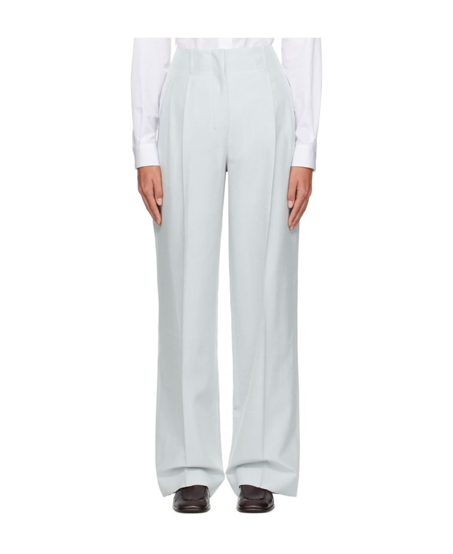 Shop The Row Gaugin Zipper Casual Pants In White