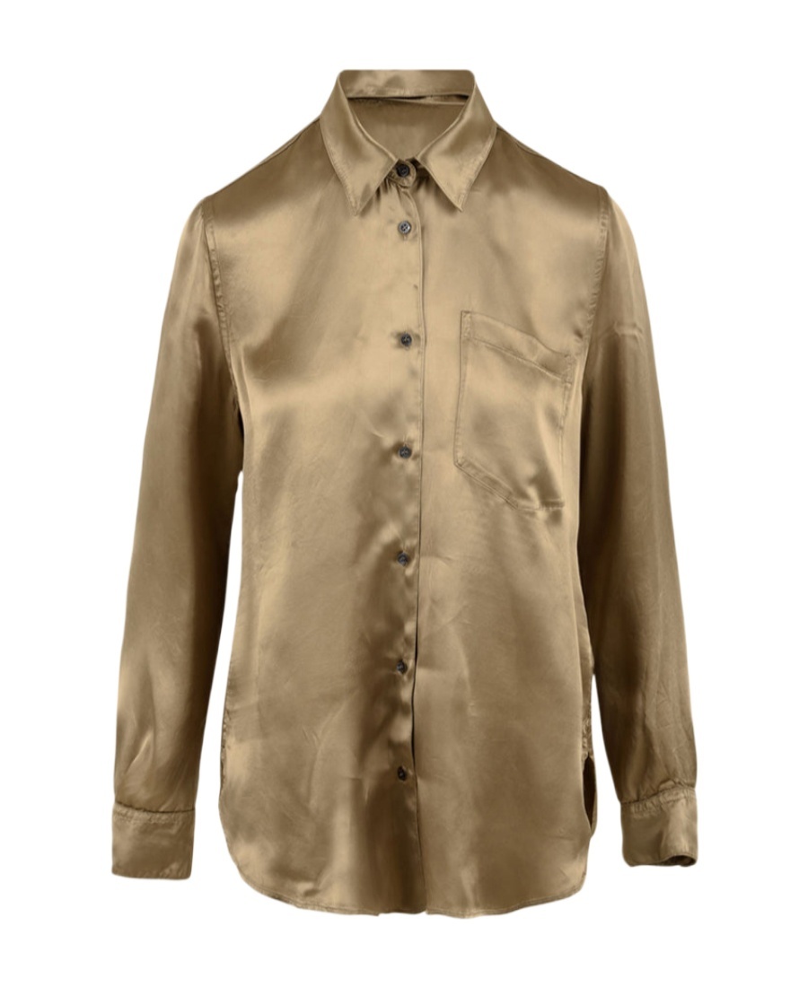 Aspesi Shiny Shirt In Nude