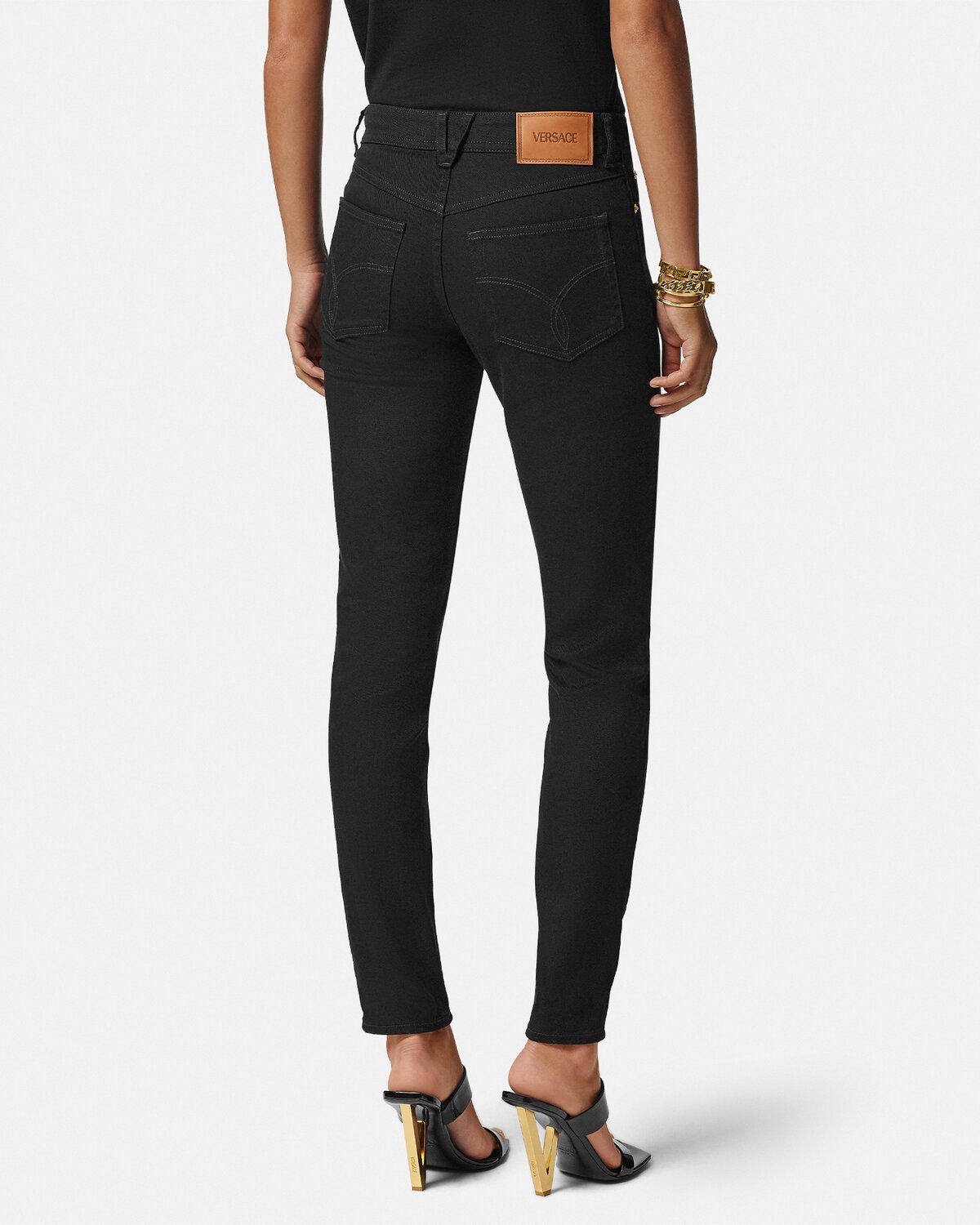 Versace Jean Coupe Classique Medusa '95 In Black