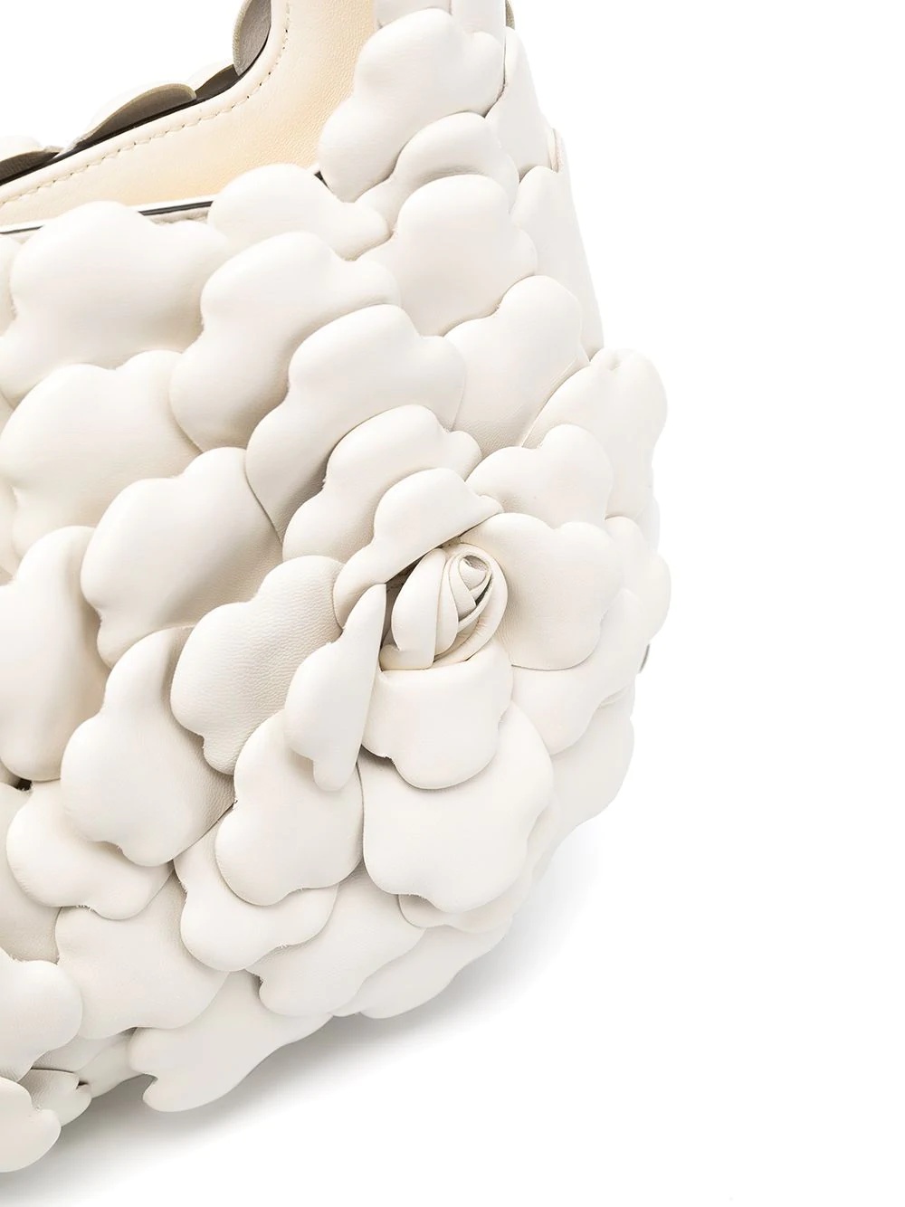 Valentino Small 03 Rose Edition Hobo Bag In White