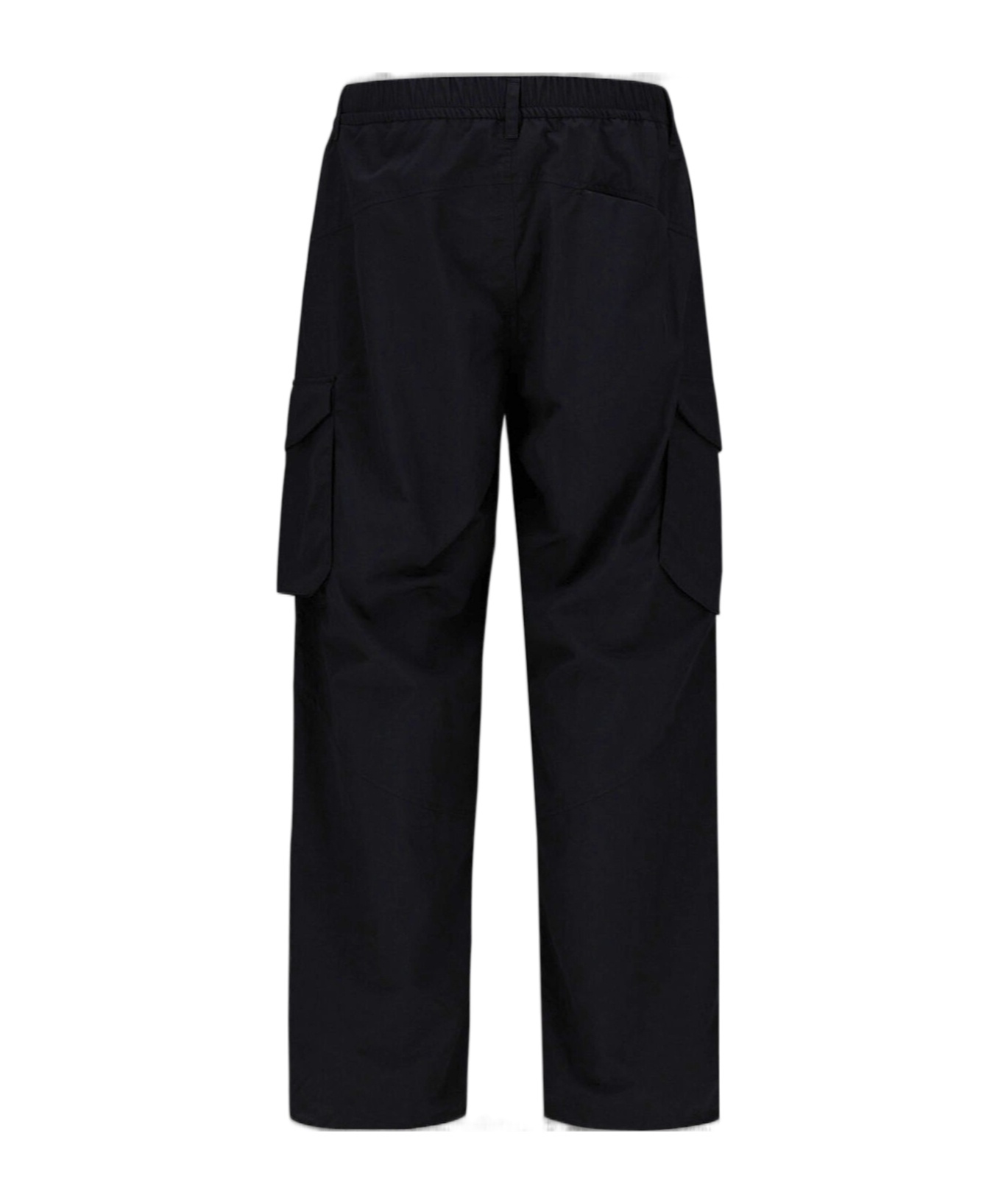 Herno Laminar Cargo Trousers In Tech-poplin In Black
