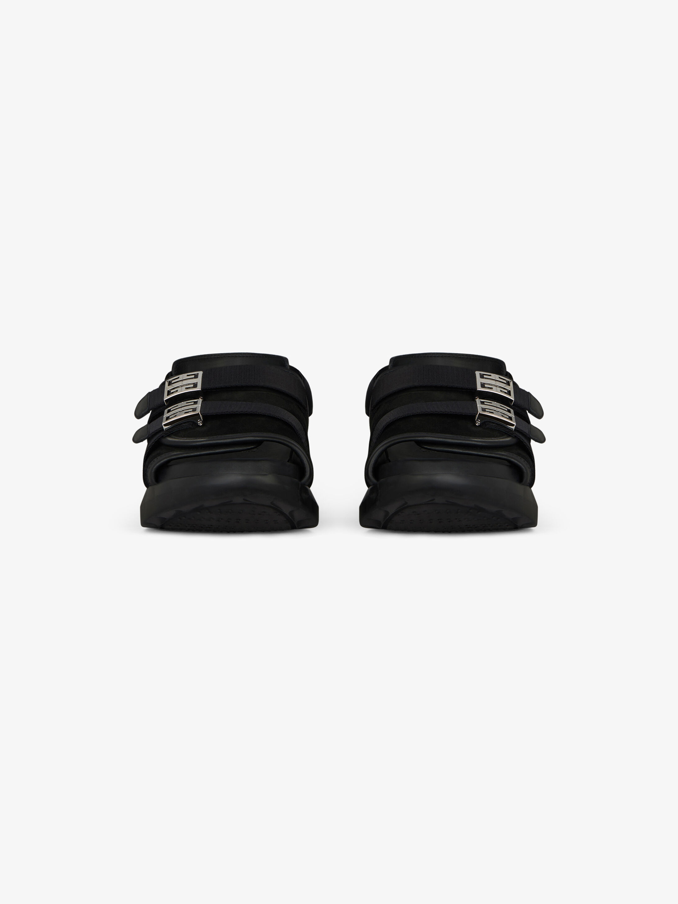 GIVENCHY MARSHMALLOW SLINGBACK LEATHER SANDALS 
