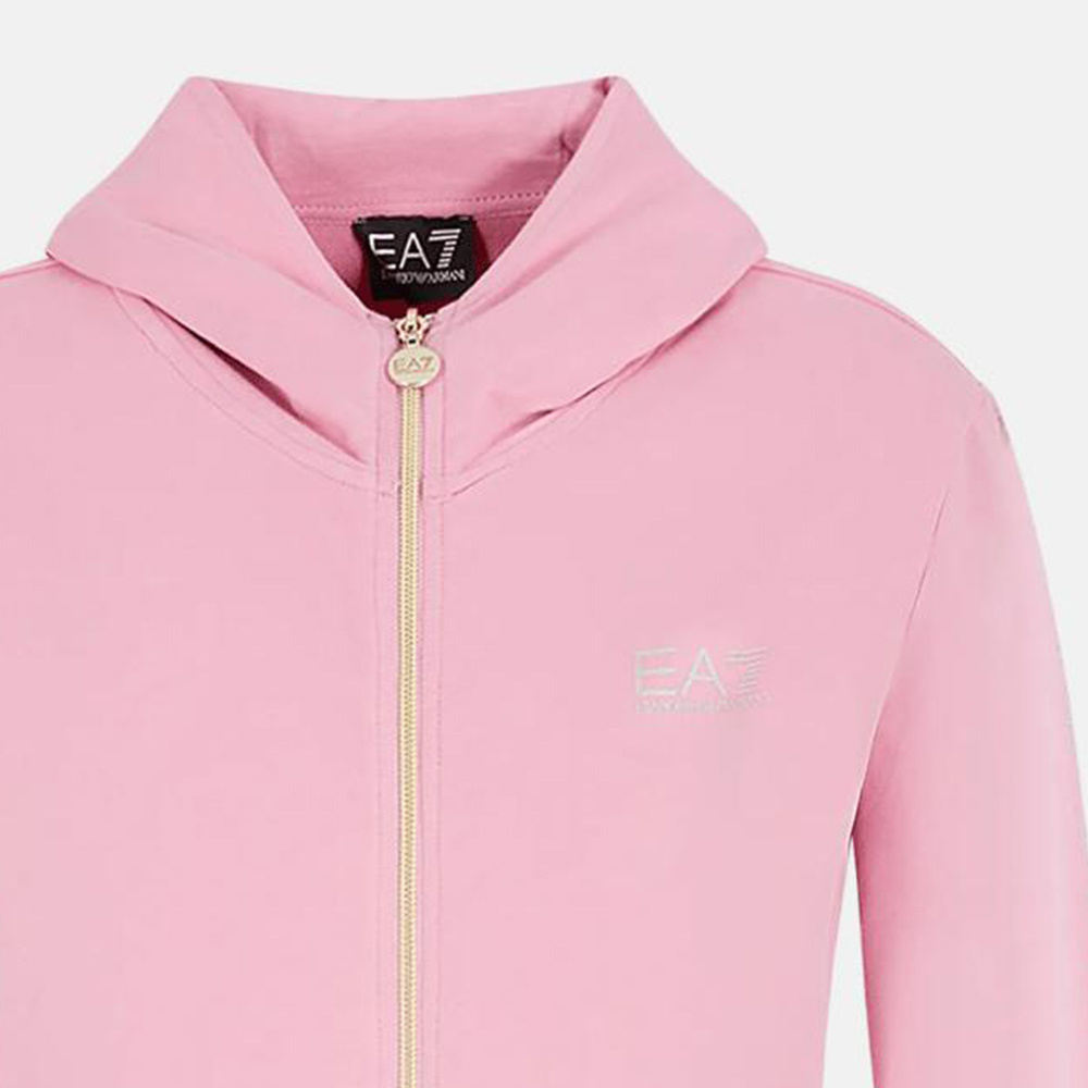 EA7 LOGO HOODED SWEATER 