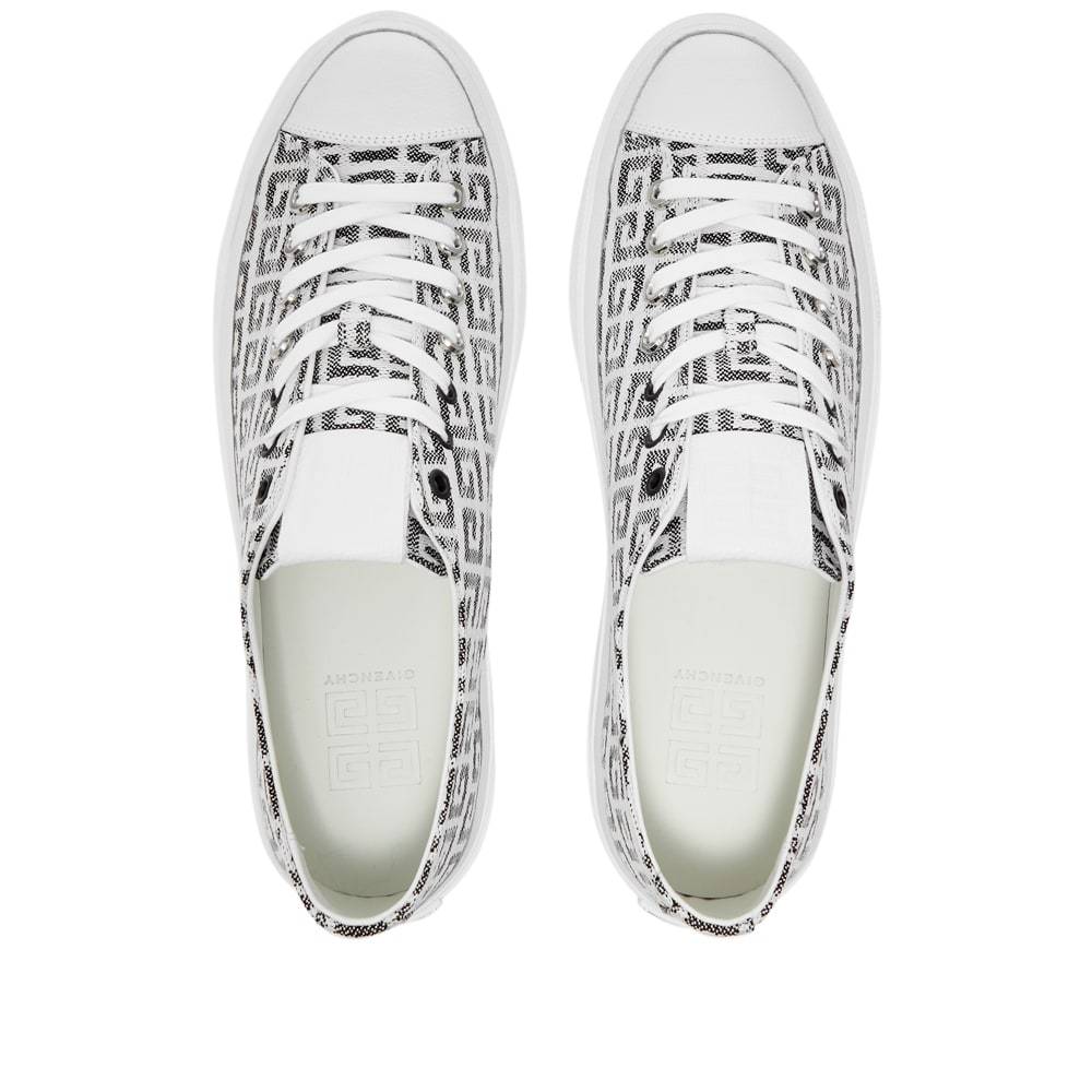 Givenchy City Sneakers In 4g Jacquard In White