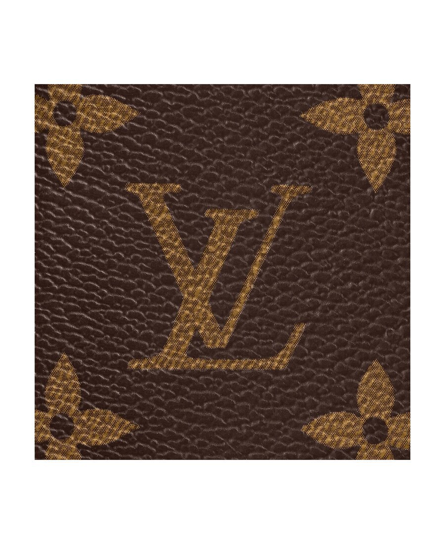 Pre-owned Louis Vuitton Petit Sac Plat Mini Tote Vertical Music Bag And Shoulder Bag In Brown