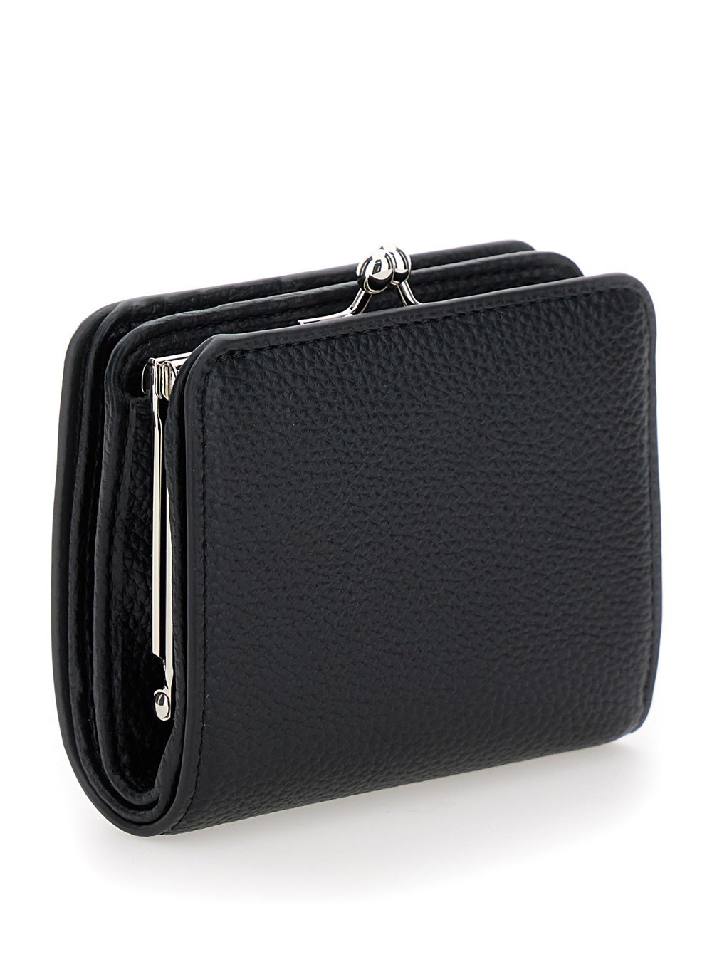 Vivienne Westwood Logo Plaque Wallet In Black